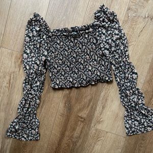 Floral Cropped Top
